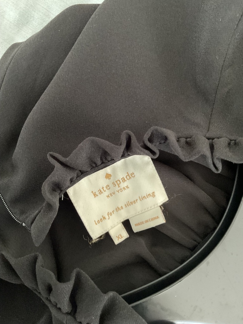 Kate Spade New York Ruffled Knee-Length Dress XL - Picture 9 of 10
